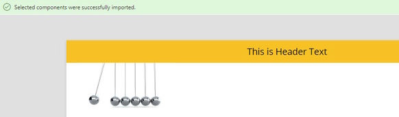 My component after the update